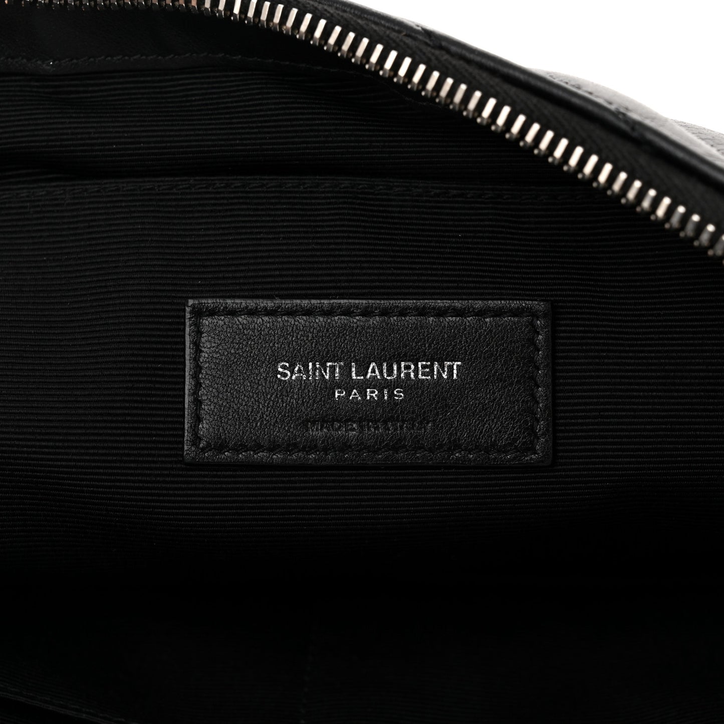 Calfskin Matelasse Monogram Cassandre Tablet Pouch Black