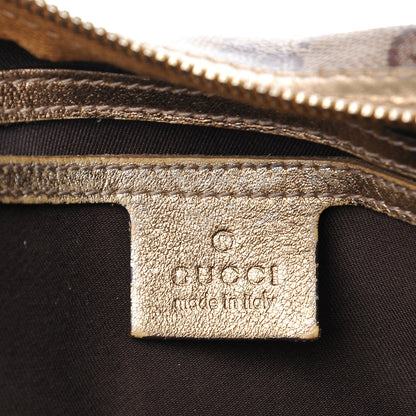 Gucci Crystal Monogram Medium Joy Boston Gold 6 of 7