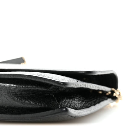 Gucci Dollar Calfskin Interlocking G Chain Wallet Black 9 of 9
