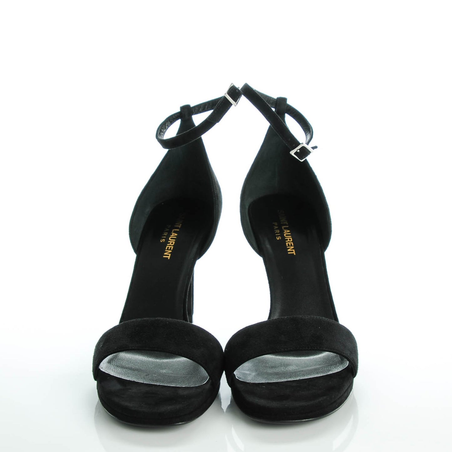Kid Scamosciato Jane 80 Ankle Strap Sandals 40.5 Black