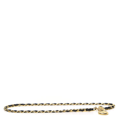 Chanel Lambskin Chain CC Medallion Belt Black Gold 1 of 3