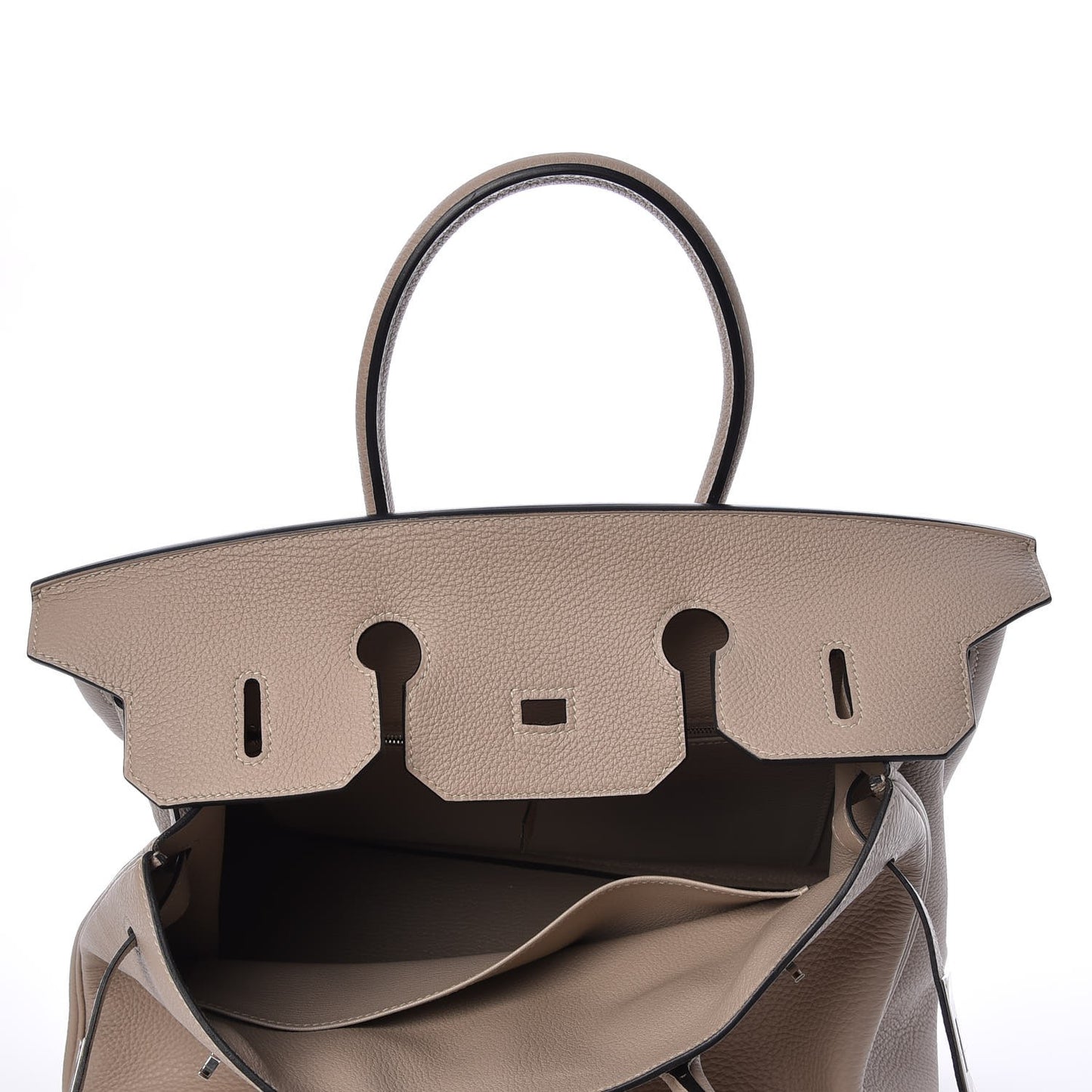 Taurillon Clemence Birkin 35 Gris Tourterelle