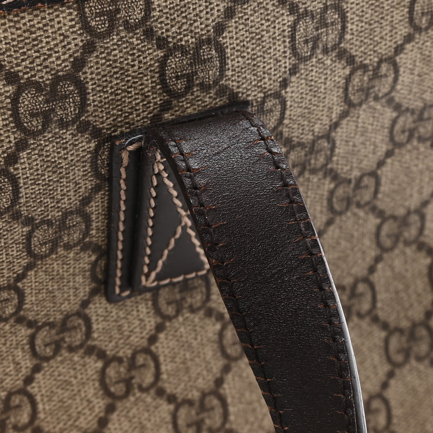 Gucci GG Supreme Monogram Small Joy Tote Dark Brown 12 of 12