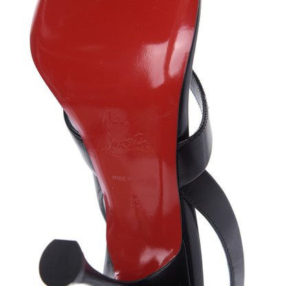 Christian Louboutin Kid Taralita 85 Thong Sandals 35 Black 9 of 11