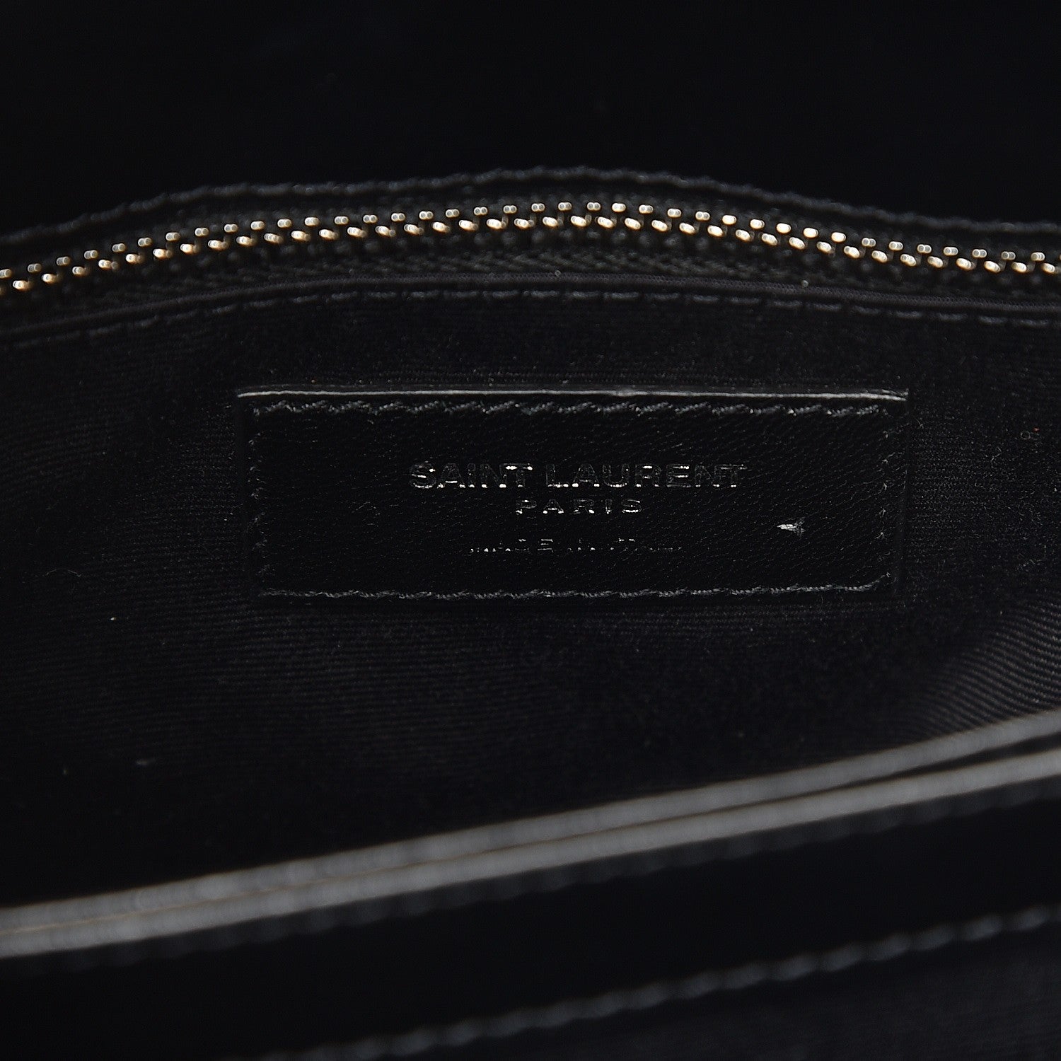 Saint Laurent Calfskin Y Quilted Monogram Toy Loulou Crossbody Bag Black 6 of 8