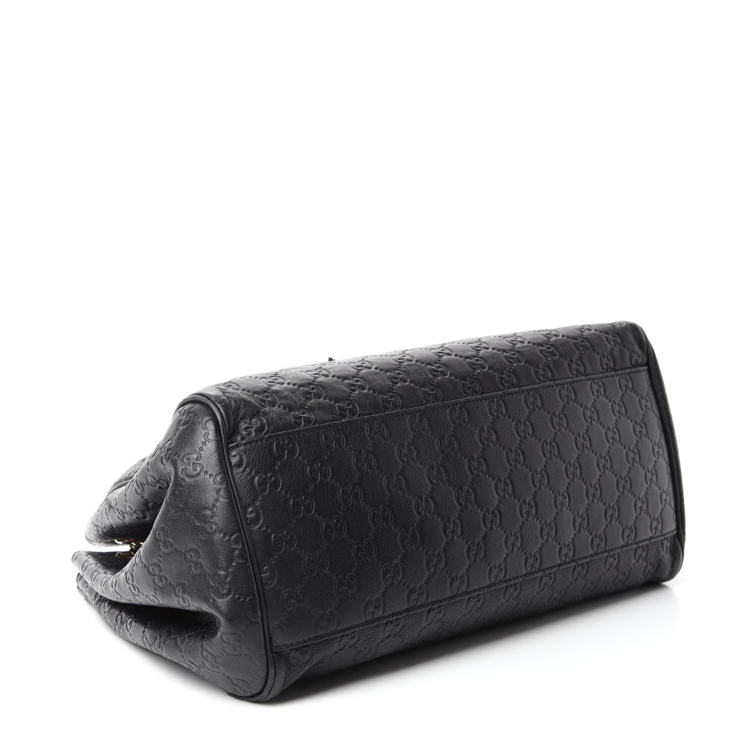 Gucci Guccissima Medium Emily Shoulder Bag Black 4 of 10