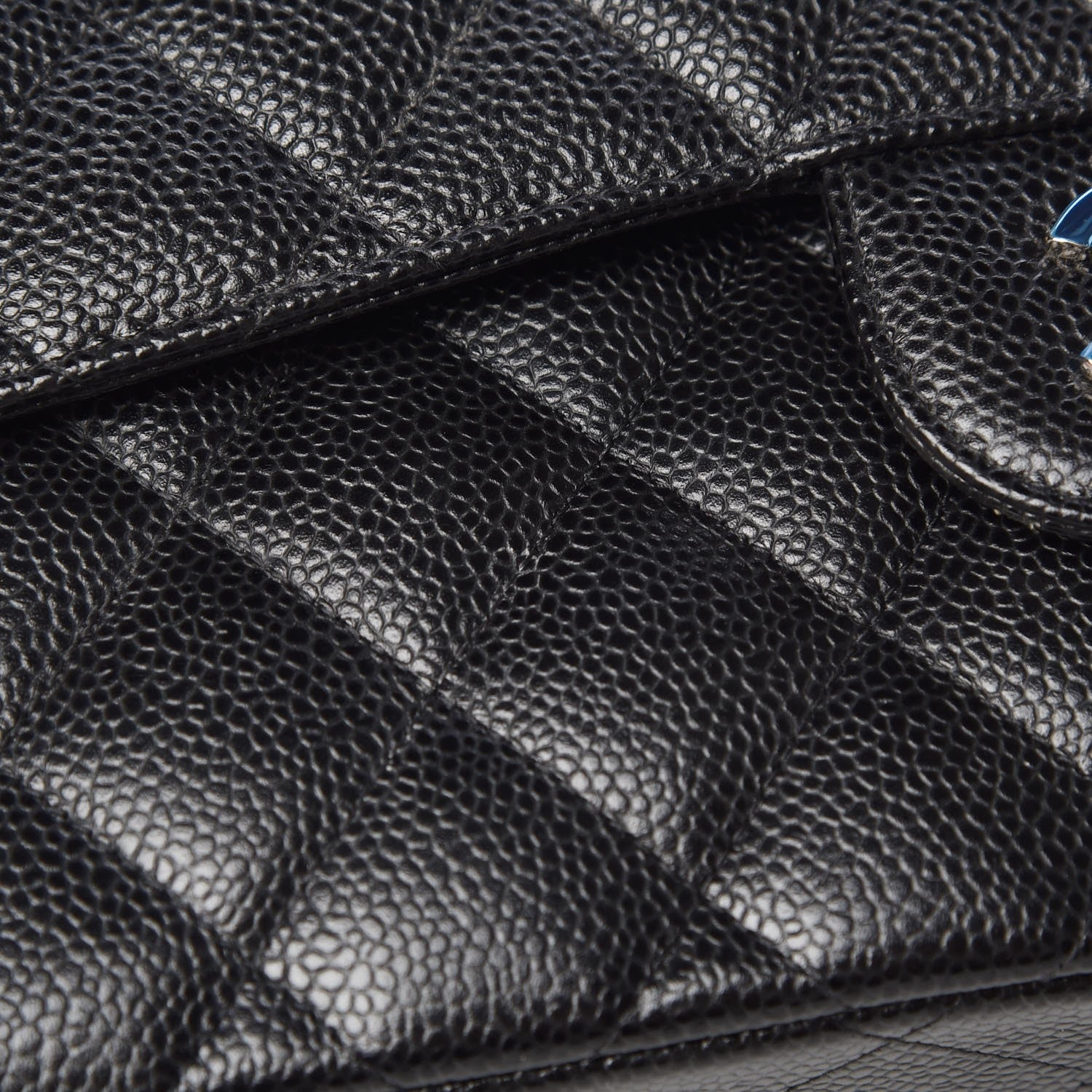 Chanel Caviar Quilted Jumbo Double Flap Black 8 of 10