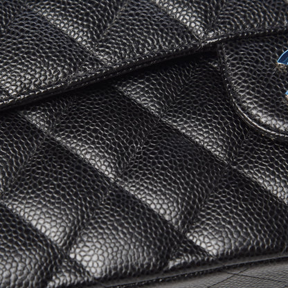 Chanel Caviar Quilted Jumbo Double Flap Black 8 of 10