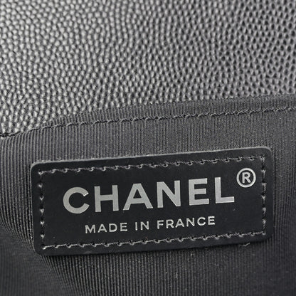 Chanel Caviar Quilted Medium Boy Flap Black 6 of 11