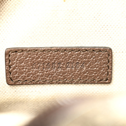 Gucci GG Supreme Monogram Web Mini Ophidia Double Zip Messenger Bag Beige New Acero 8 of 13