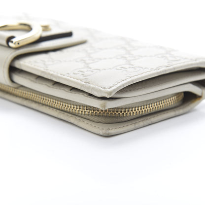 Gucci Guccissima Abbey Continental Wallet Off White 10 of 11