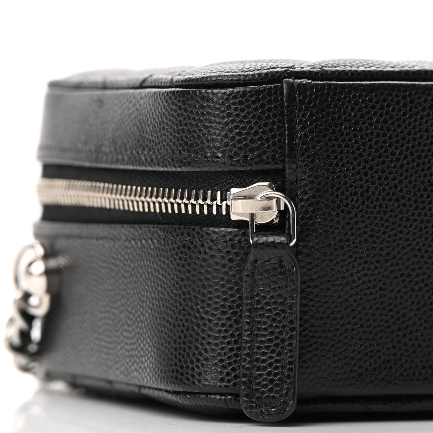 Caviar Quilted Camera Bag Black