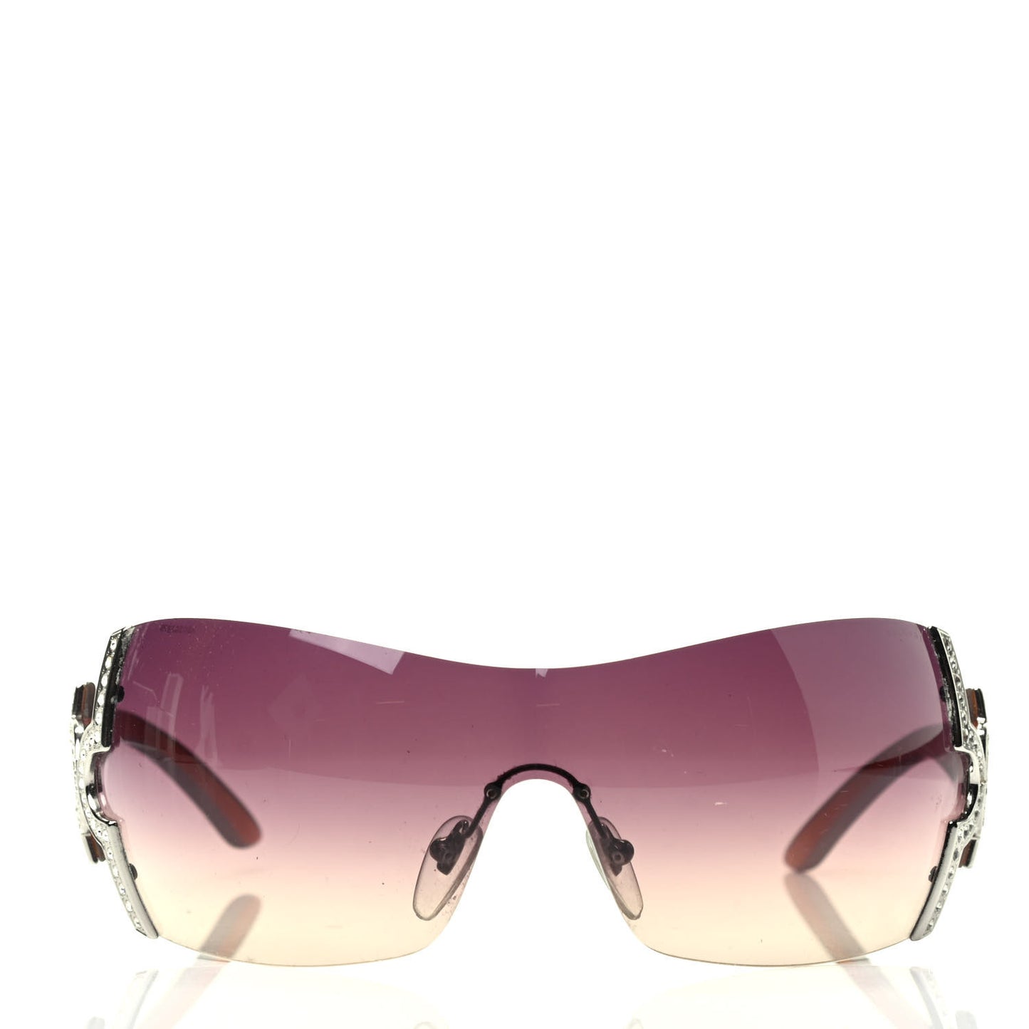 Crystal 651-B Sunglasses Tan Purple