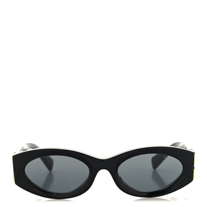 Miu Miu Acetate Oval Glimpse Sunglasses SMU11W Black 2 of 6