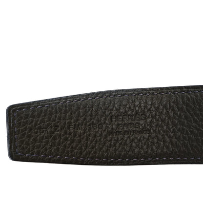 Hermes Box Togo 32mm Belt Strap 105  Bleu De Prusse Vert Maquis 3 of 4