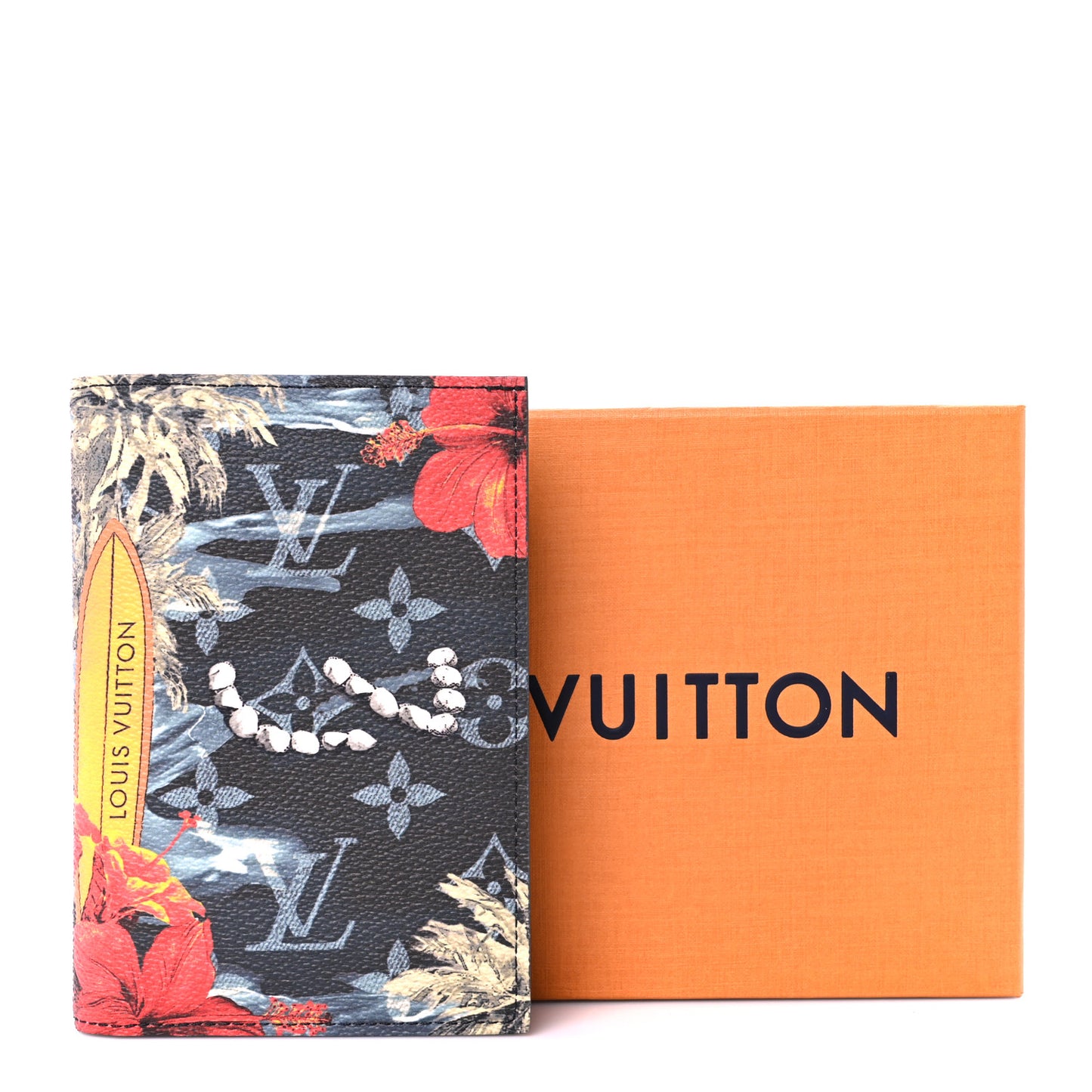 Monogram Surfin' Passport Cover Navy Blue