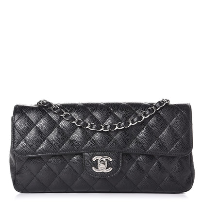 Chanel Caviar Quilted East West Flap Black 1 of 7