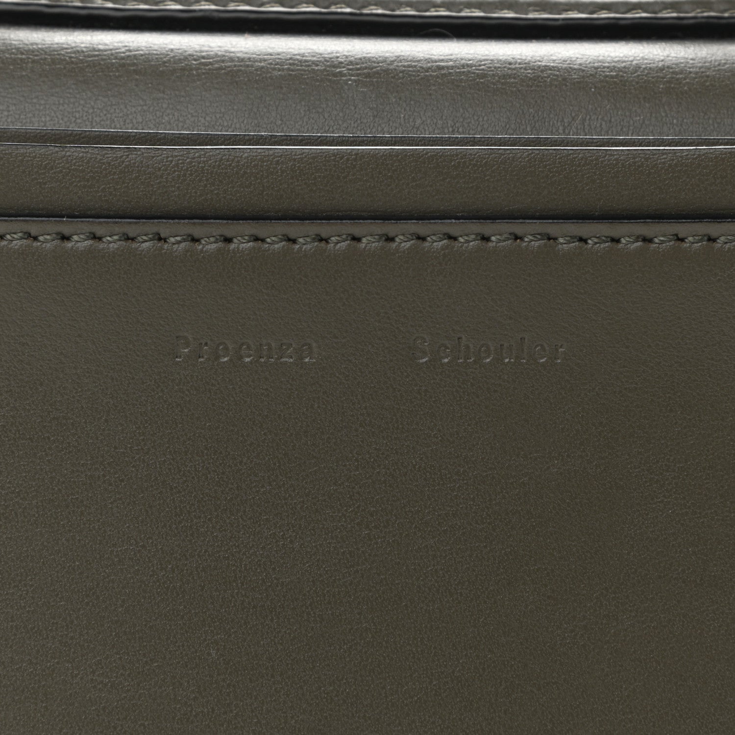 Proenza Schouler Calfskin Small Hava Top Handle Bag Cypress 7 of 9
