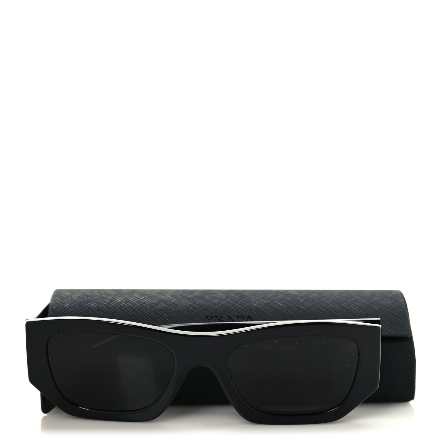 Acetate Pillow Sunglasses SPR A01 Black