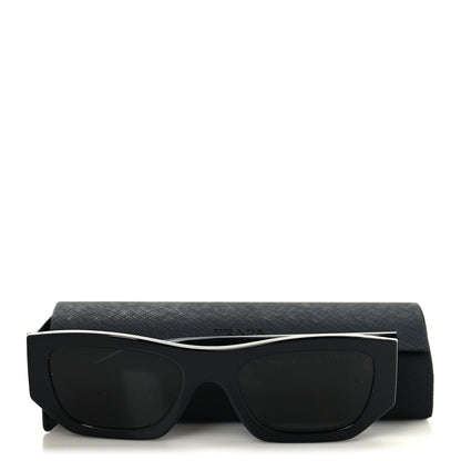 Prada Acetate Pillow Sunglasses SPR A01 Black 7 of 7
