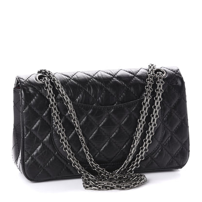 Chanel Aged Calfskin Quilted 2.55 Reissue 225 Flap Black 3 of 10