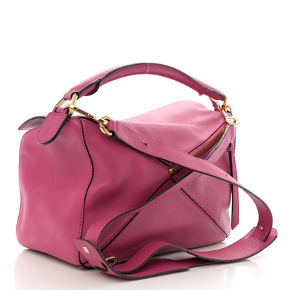Loewe Calfskin Small Puzzle Bag Fuchsia 3 of 12
