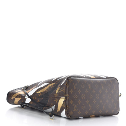 Louis Vuitton X LOL Monogram Neverfull MM Gold Silver 4 of 10