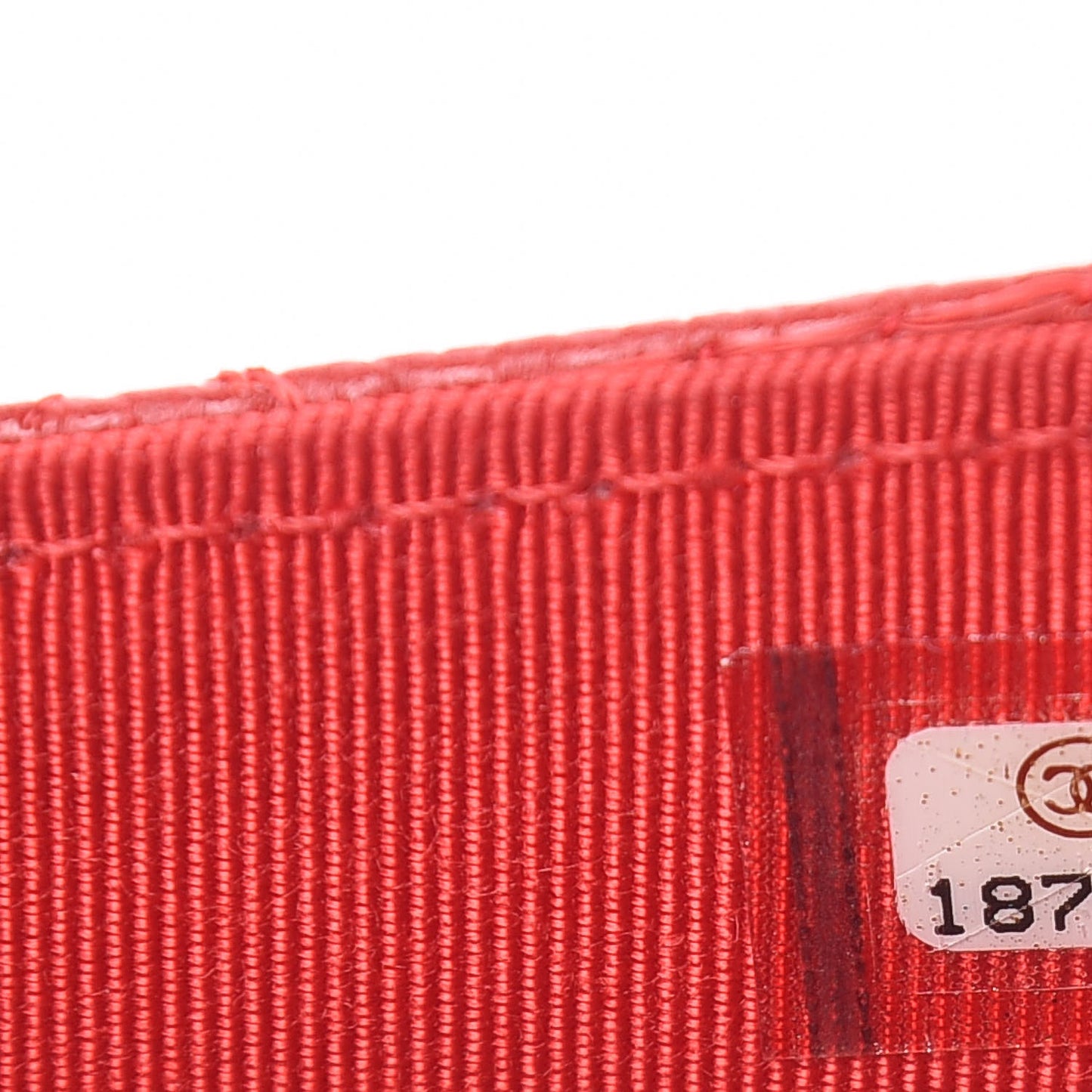 Caviar Quilted Travel Wallet Red