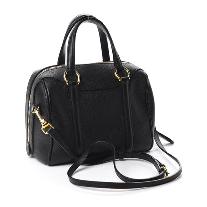 Burberry Derby Calfskin Small Alchester Bowling Bag Black 3 of 9