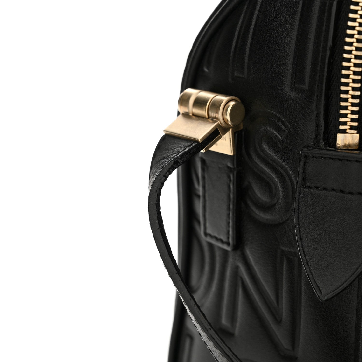 Louis Vuitton Calfskin Embossed Mini Cube Speedy Black 10 of 10