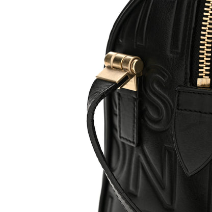 Louis Vuitton Calfskin Embossed Mini Cube Speedy Black 10 of 10
