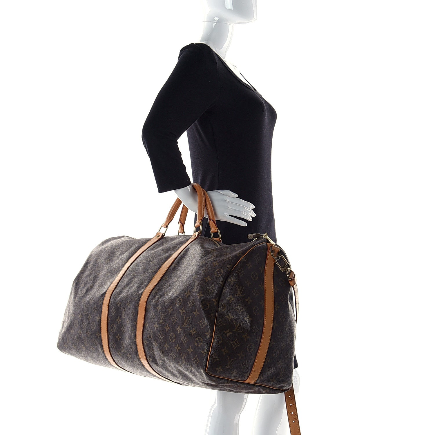 Louis Vuitton Monogram Keepall Bandouliere 60 4 of 19