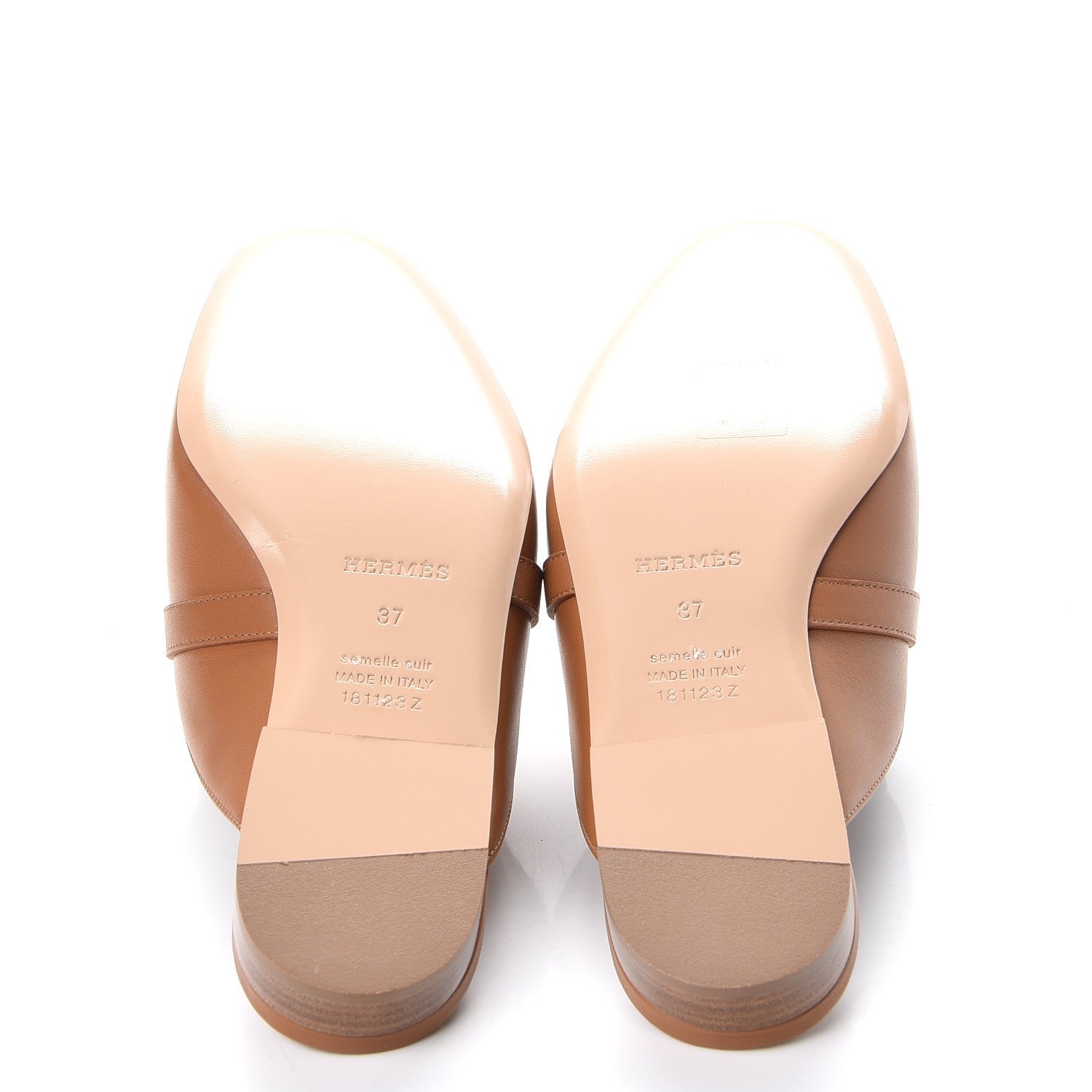 Hermes Calfskin Oz Mules 37 Palissandre 5 of 8