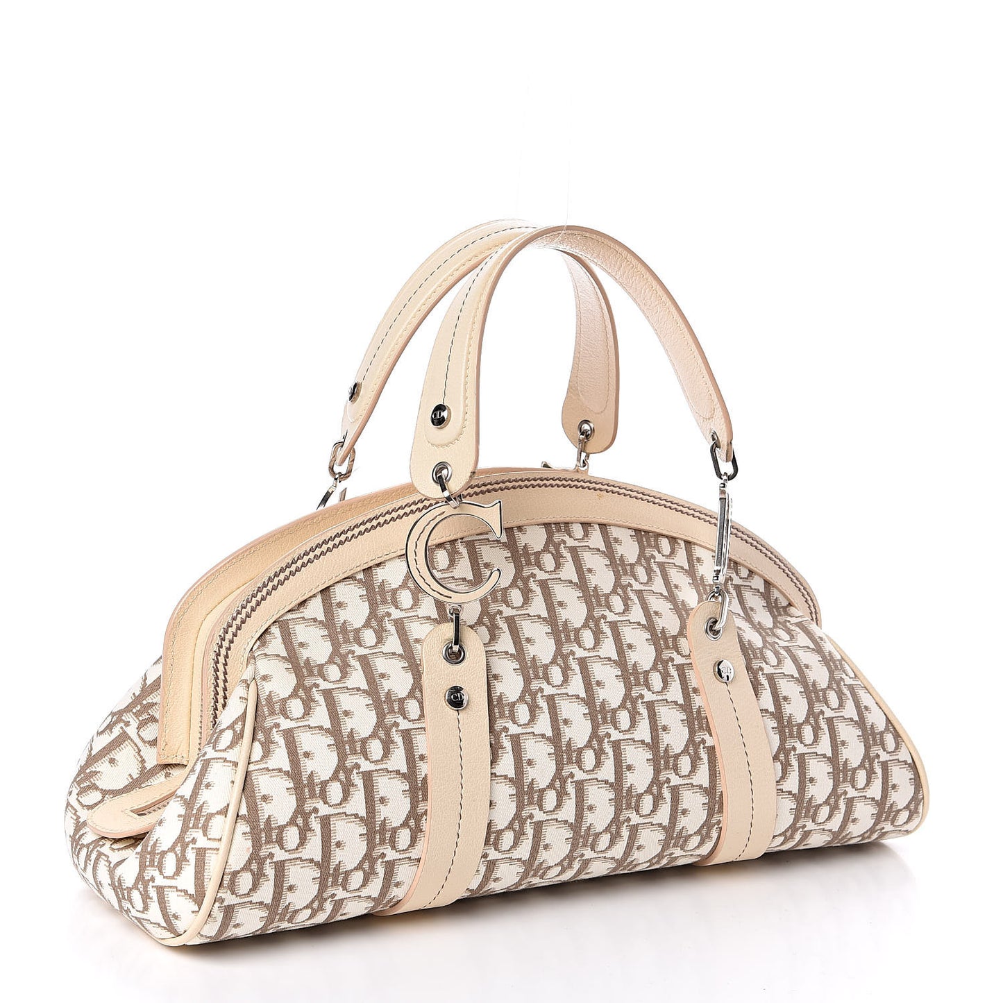 Monogram Vintage Flowers Bowler Beige