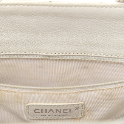 Chanel Caviar Quilted Grand Shopping Tote GST White 8 of 23