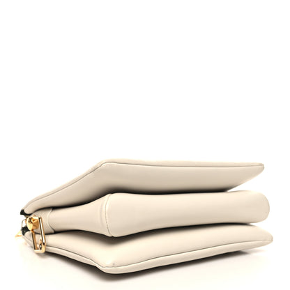 Louis Vuitton Lambskin Embossed Monogram Coussin PM Cream 4 of 12