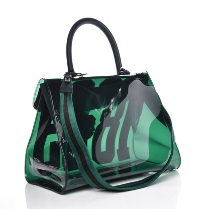 Delvaux PVC The Hero 1829 Brillant Satchel Vert 3 of 11