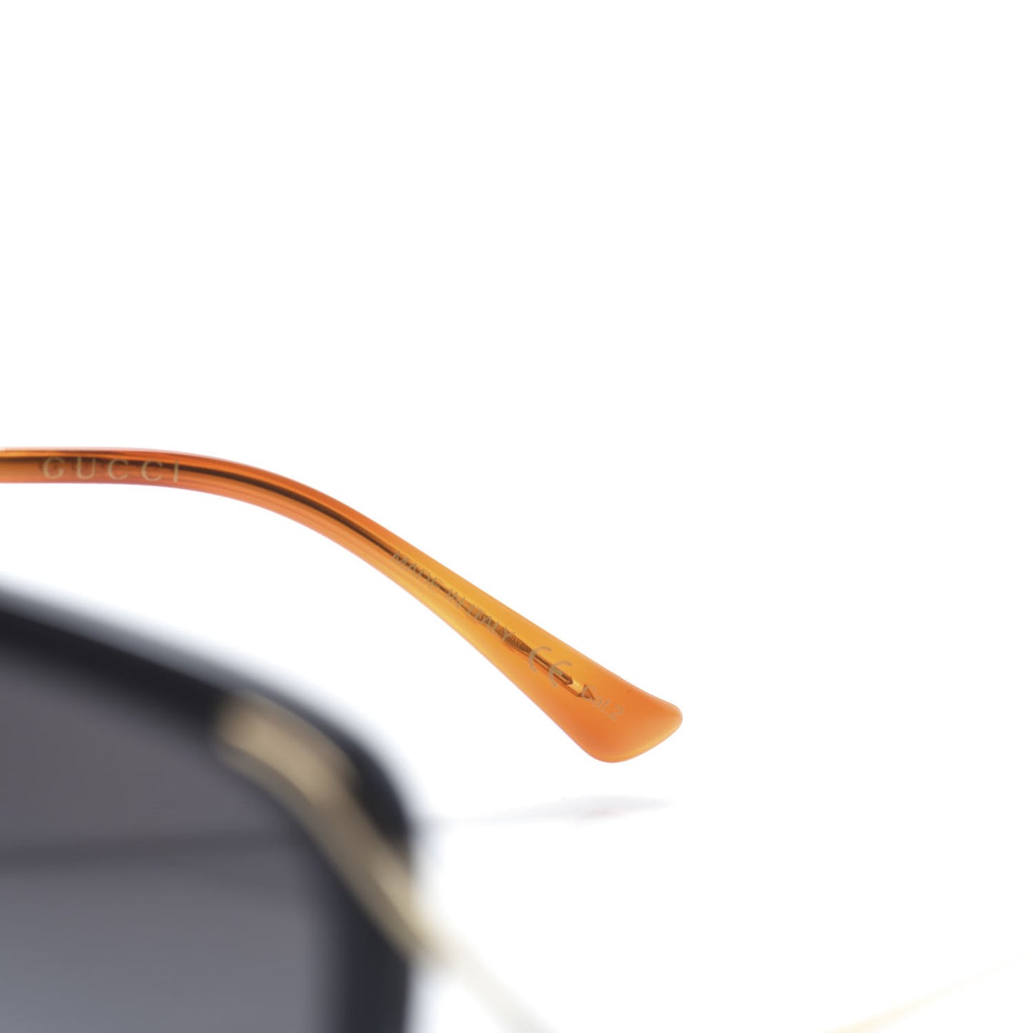 Acetate Butterfly Sunglasses GG0647S Black White