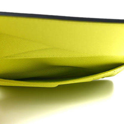 Louis Vuitton Monogram Taiga Pocket Organizer Yellow 5 of 12