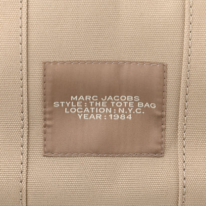Marc Jacobs Cotton Canvas Colorblock Small The Traveler Tote Bag Beige Multicolor 6 of 12