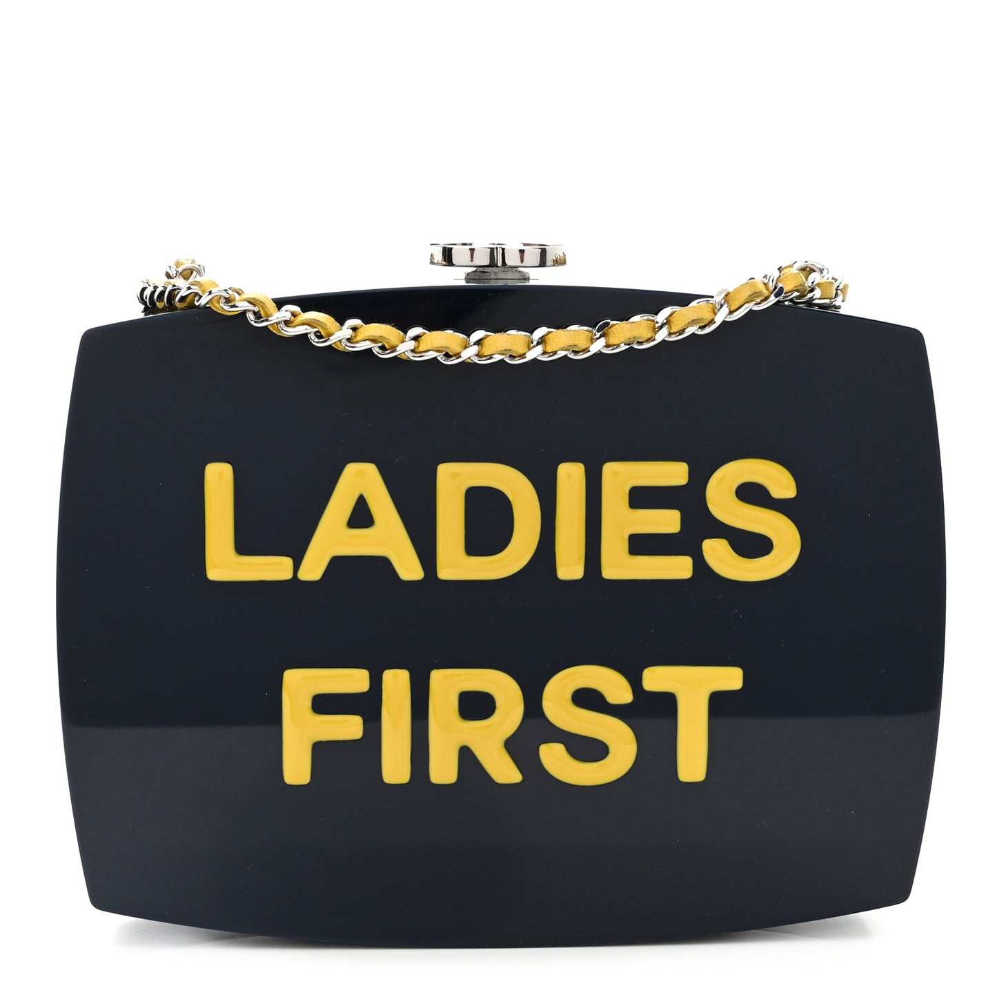 Plexiglass Evening In The Street 5x5=CC Small Clutch Dark Blue