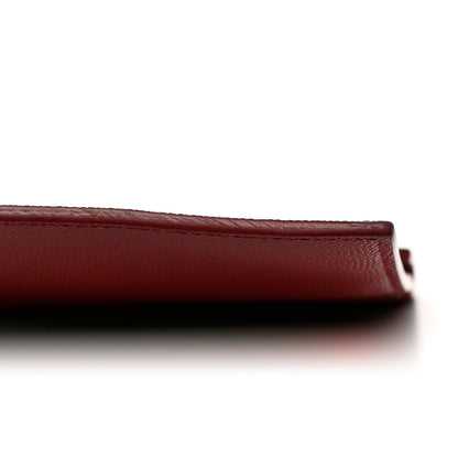 Saint Laurent Grain De Poudre Uptown Pouch Red 13 of 15