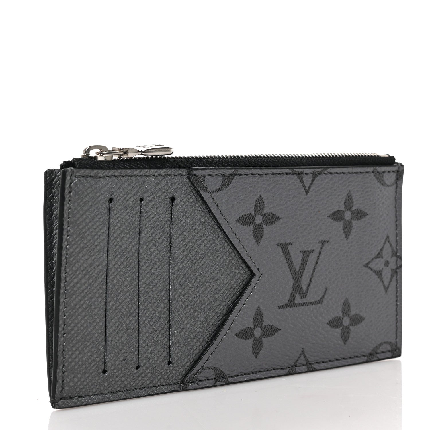 Louis Vuitton Reverse Monogram Eclipse Taiga Coin Card Holder 5 of 12