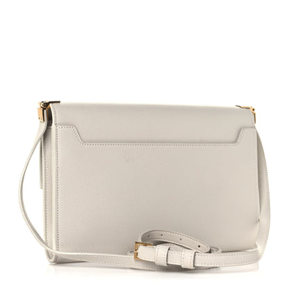 Saint Laurent Grain de Poudre Monogram Strap Wallet Crema Soft 3 of 11