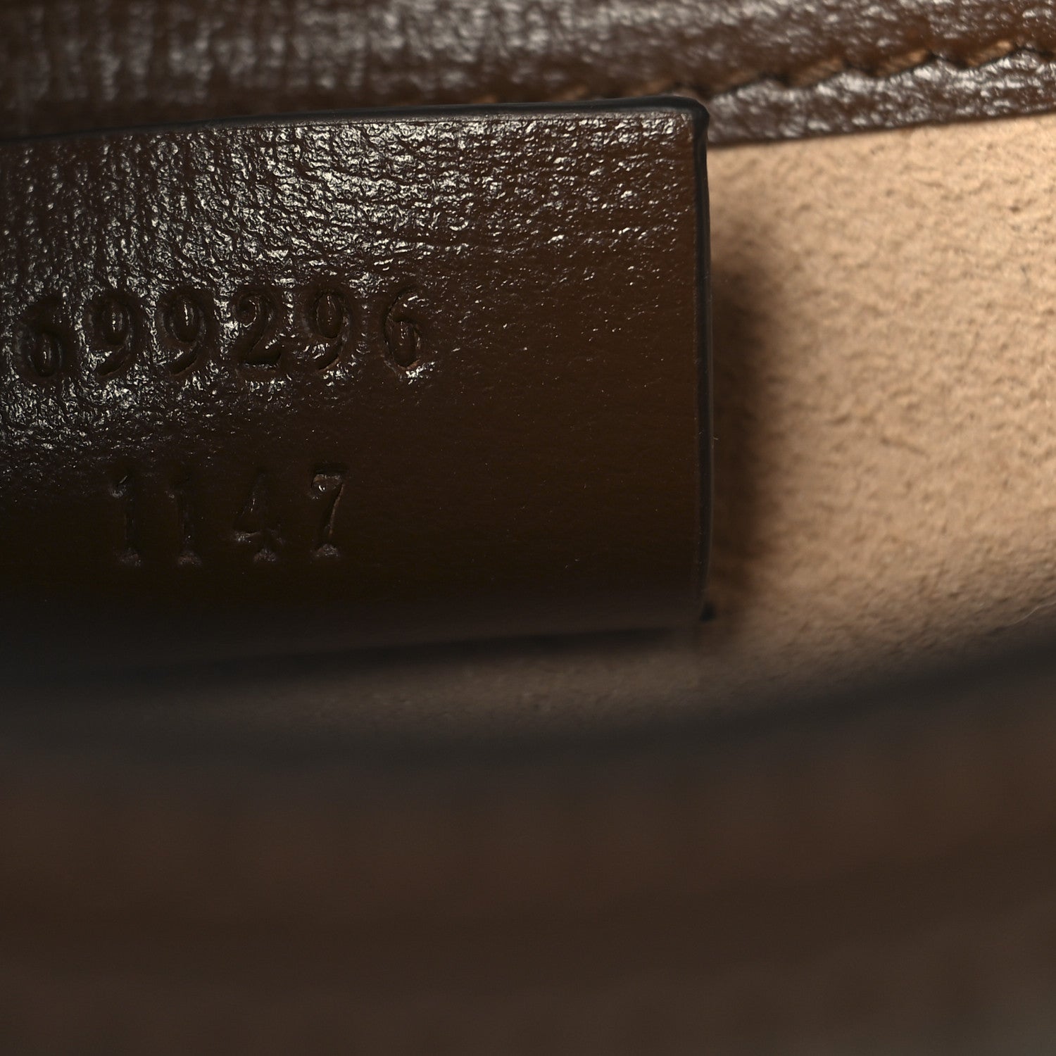 Gucci GG Supreme Monogram Mini Horsebit 1955 Shoulder Bag Beige Brown Sugar 7 of 12
