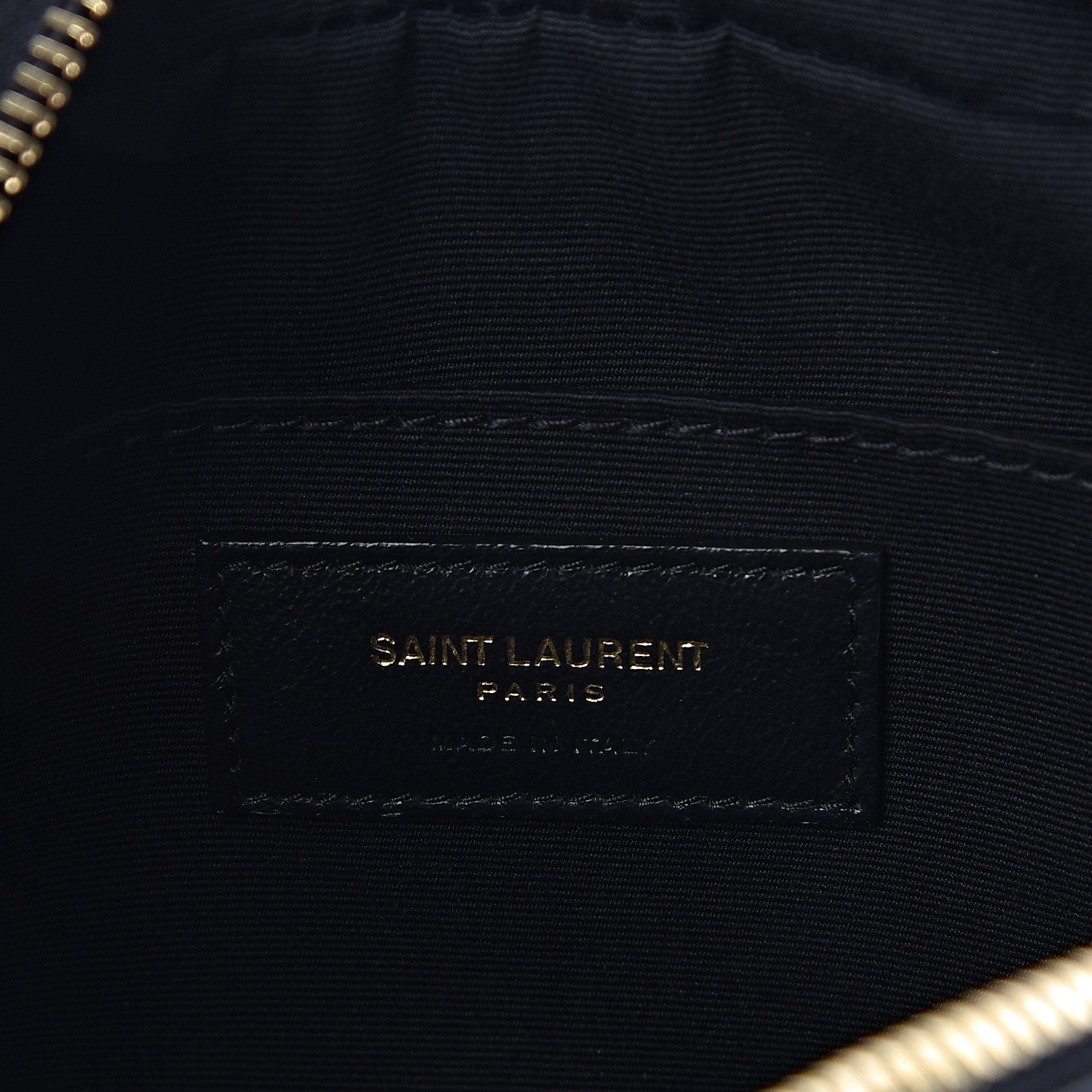 Saint Laurent Calfskin Matelasse Monogram Lou Camera Bag Black 6 of 10