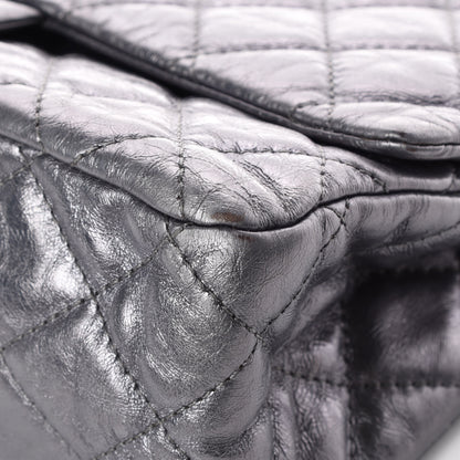 Chanel Metallic Aged Calfskin Quilted 2.55 Reissue 227 Flap Dark Silver 10 of 16