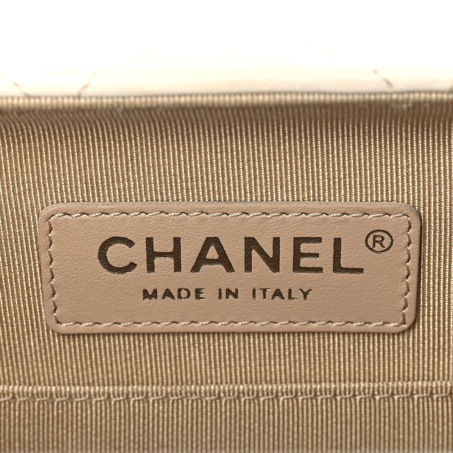 Chanel Quilted Lambskin Metal Bar Clutch Bag White 6 of 11
