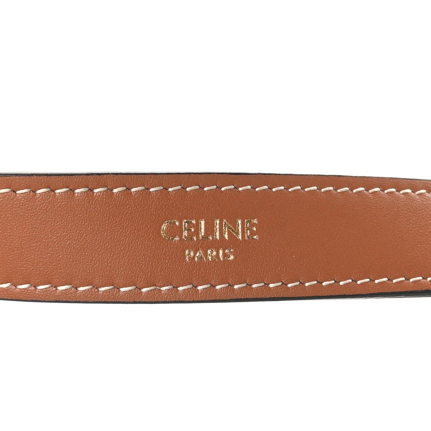 Triomphe Canvas Calfskin Ava Shoulder Bag Tan