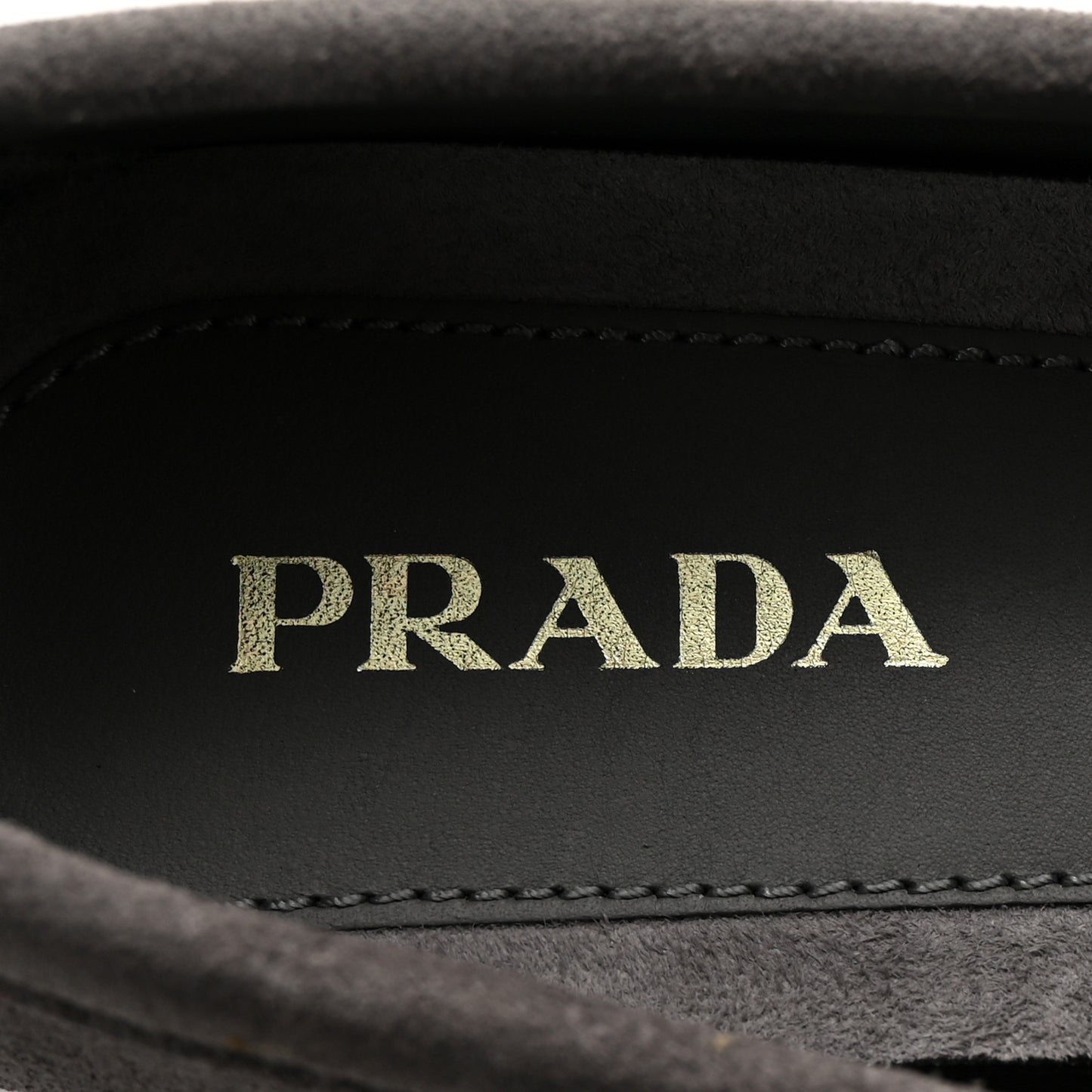 Scamosciato Suede Bow Loafer 36 Ghiaia